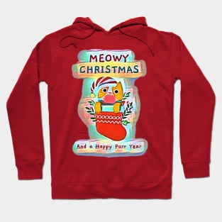 Meowy Christmas (and a Happy Purr Year) Hoodie